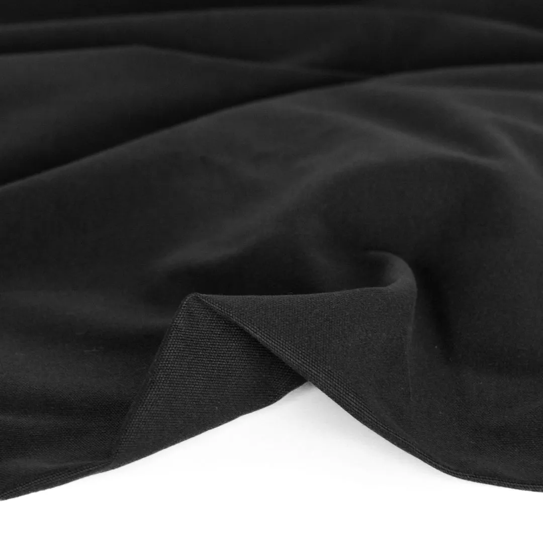 8.5oz Washed Cotton Canvas - Black