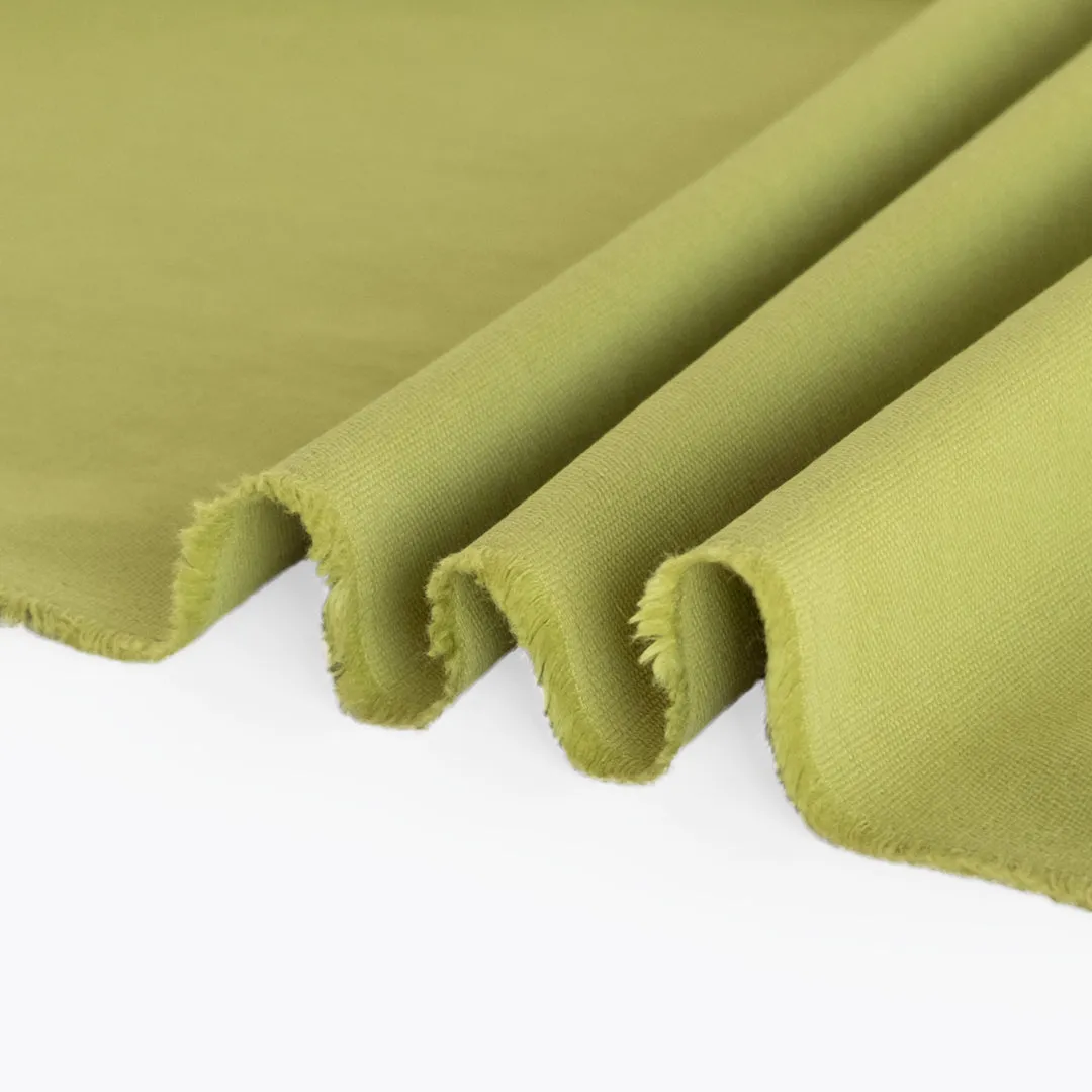 8.5oz Washed Cotton Canvas - Key Lime