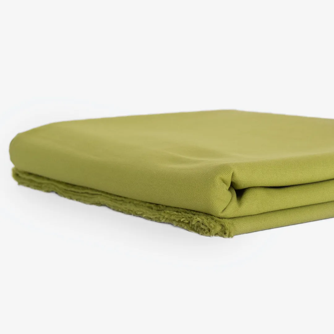 8.5oz Washed Cotton Canvas - Key Lime
