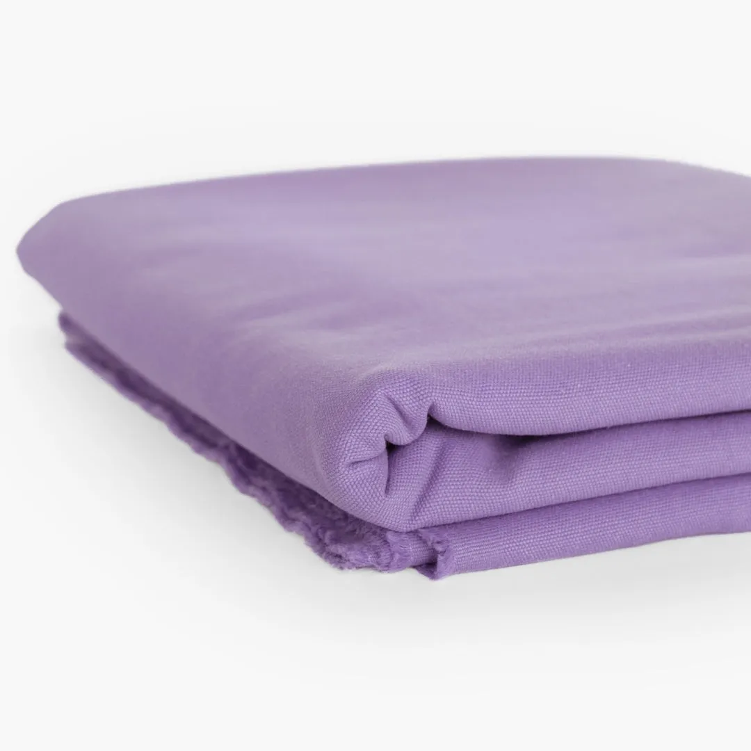 8.5oz Washed Cotton Canvas - Lavender