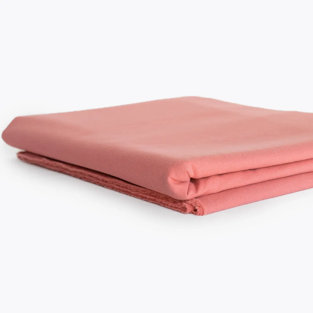 8.5oz Washed Cotton Canvas - Rose