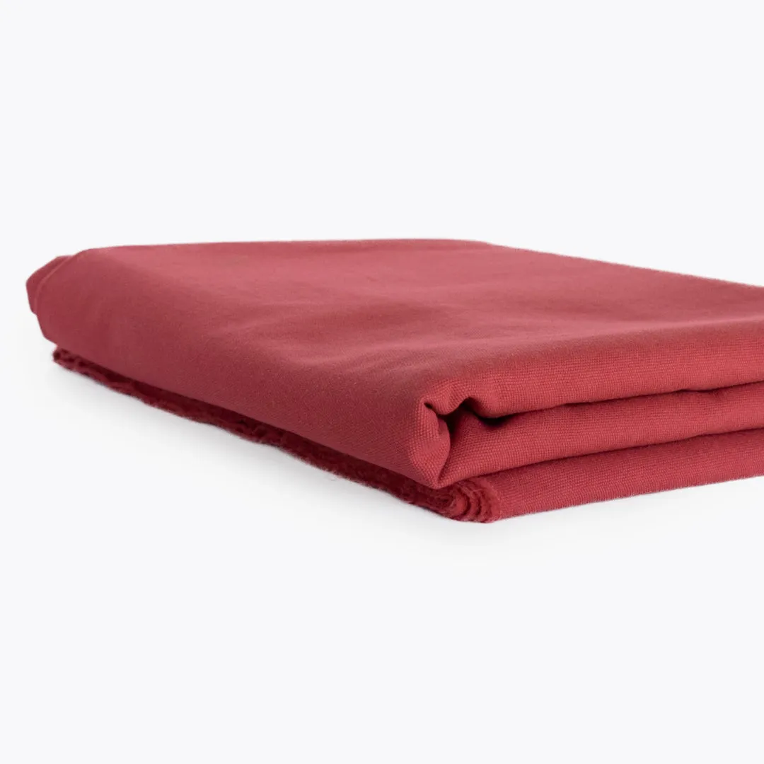 8.5oz Washed Cotton Canvas - Vintage Red