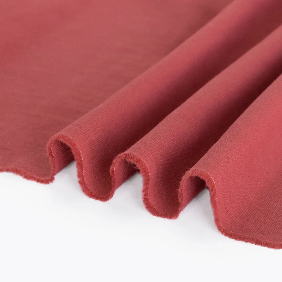 8.5oz Washed Cotton Canvas - Vintage Red