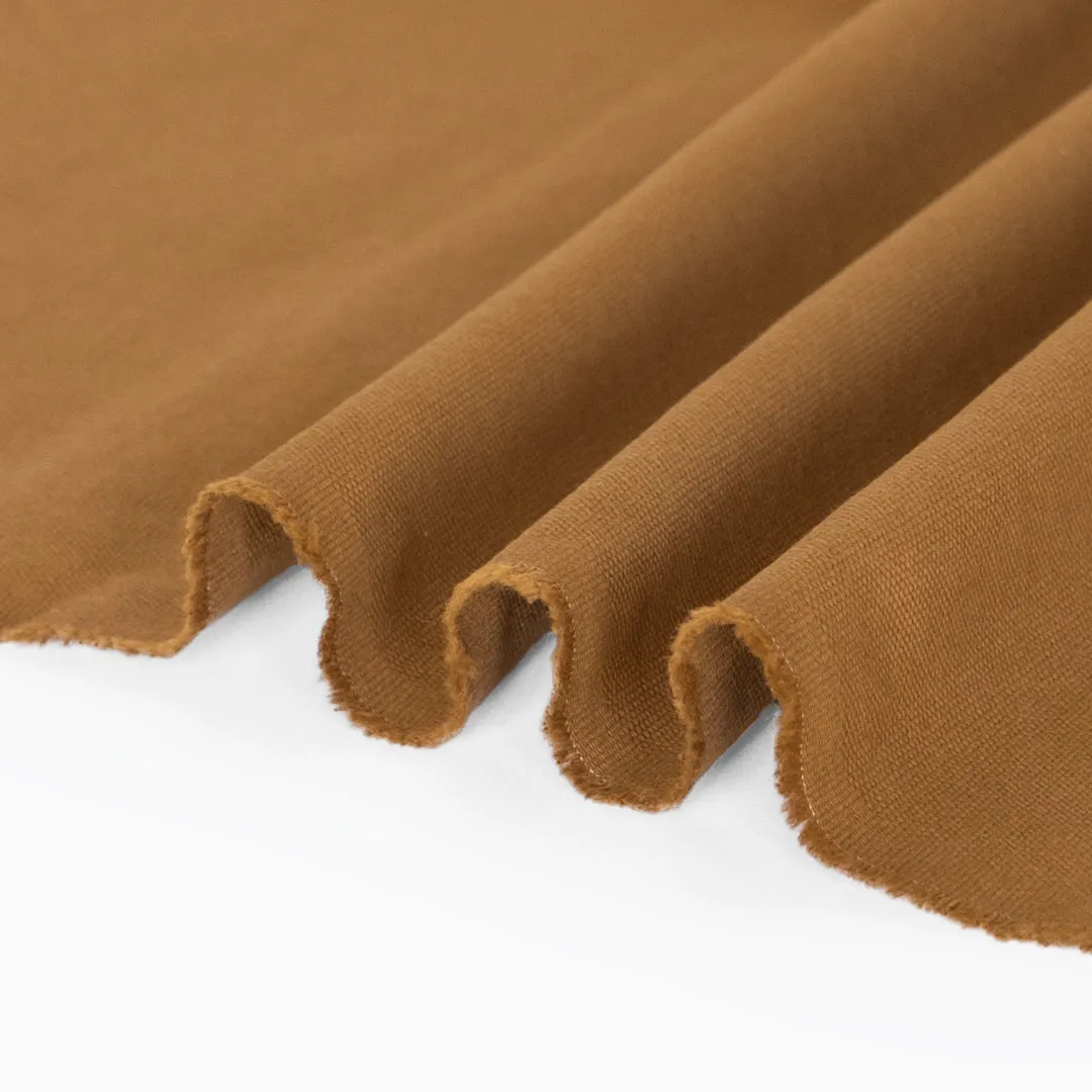 8.5oz Washed Cotton Canvas - Walnut