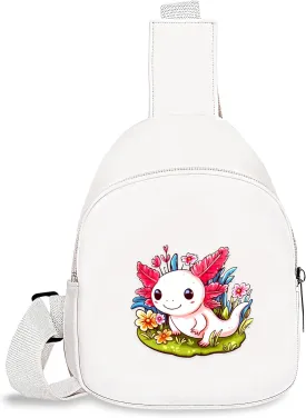 Axolotl Mini Sling Bag, Crossbody Bag, Toddler Purse For Kids Girl, Birthday Gift For 4 5 6 7 8 9 10 11 12 Year Old Gifts For Daughter, Granddaughter, Sister, Niece!