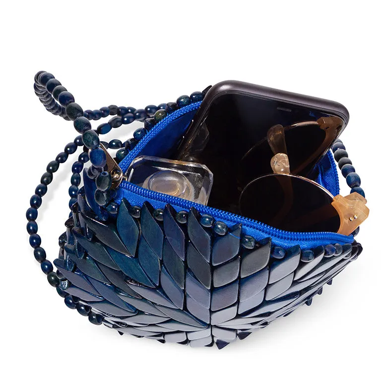 Bali Round Crossbody Bag - Blue