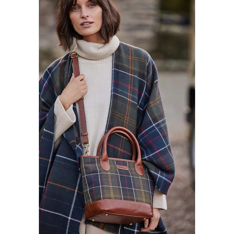 Barbour Katrine Tartan Leather Ladies Tote Bag - Classic Tartan