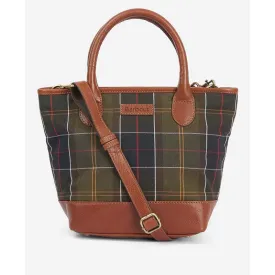 Barbour Katrine Tartan Leather Ladies Tote Bag - Classic Tartan