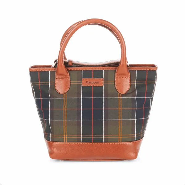 Barbour Katrine Tartan Leather Ladies Tote Bag - Classic Tartan