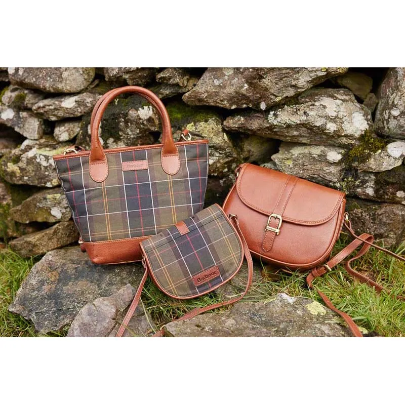 Barbour Katrine Tartan Leather Ladies Tote Bag - Classic Tartan