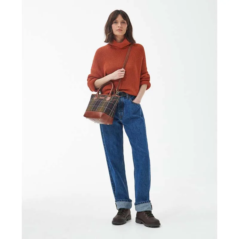 Barbour Katrine Tartan Leather Ladies Tote Bag - Classic Tartan