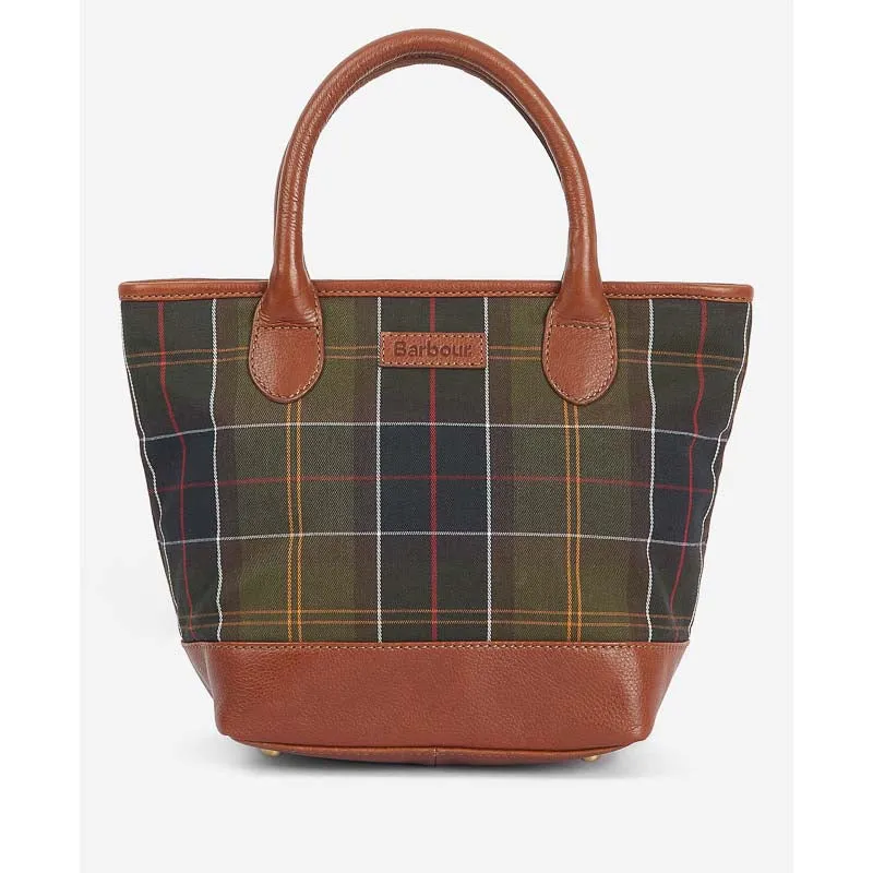 Barbour Katrine Tartan Leather Ladies Tote Bag - Classic Tartan