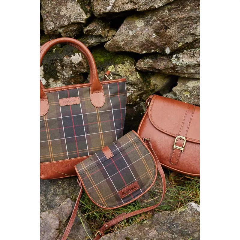 Barbour Katrine Tartan Leather Ladies Tote Bag - Classic Tartan