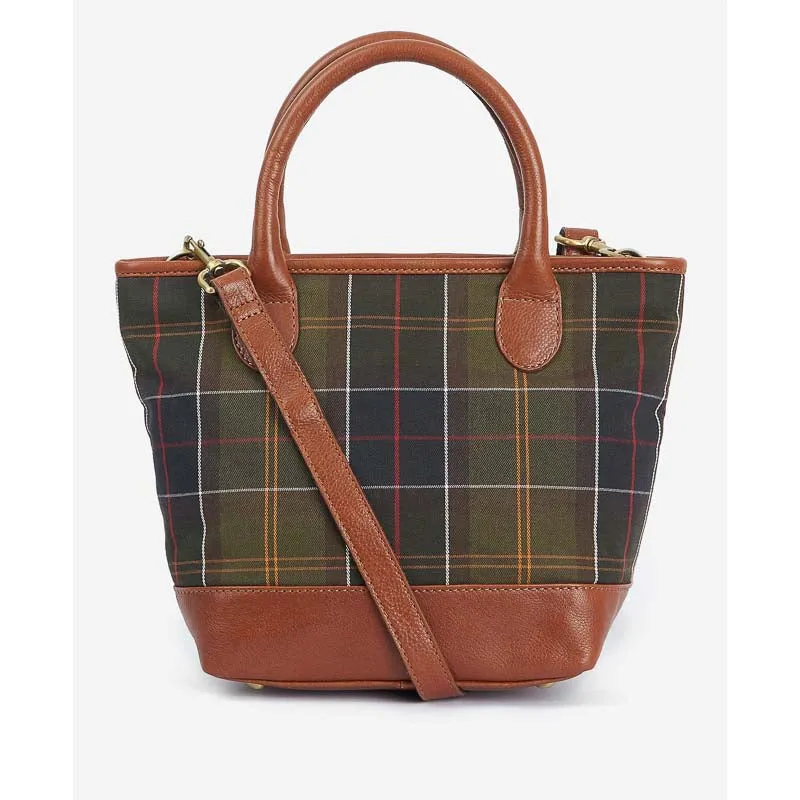 Barbour Katrine Tartan Leather Ladies Tote Bag - Classic Tartan