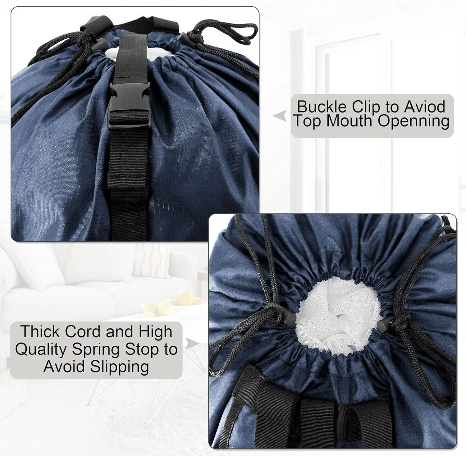 BeeGreen Laundry Backpack Bag Extra Large Heavy Duty