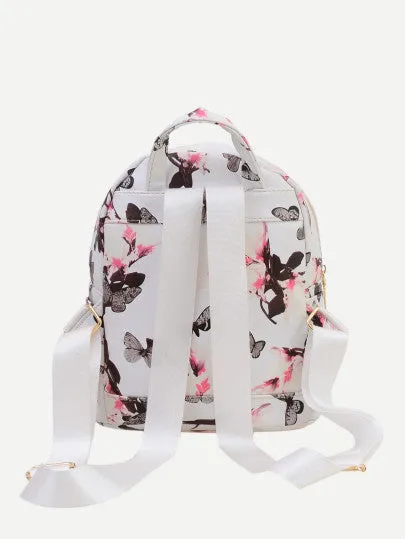 Butterfly mini fashion backpack
