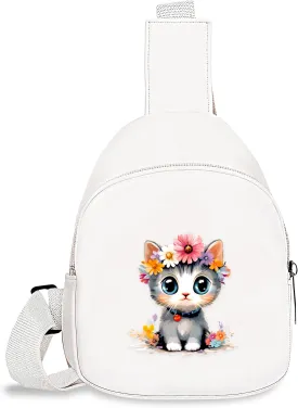 Cat Mini Sling Bag, Crossbody Bag, Toddler Purse For Kids Girl, Birthday Gift For 4 5 6 7 8 9 10 11 12 Year Old Gifts For Daughter, Granddaughter, Sister, Niece!