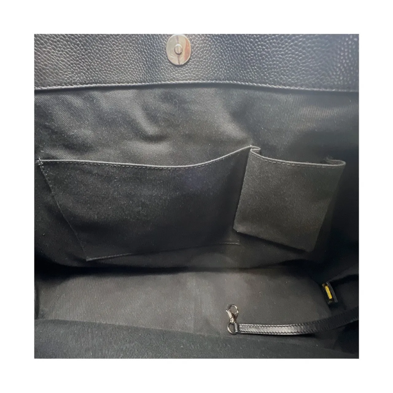 Chanel bag Black Quilted Caviar Timeless Soft Shopper Tote