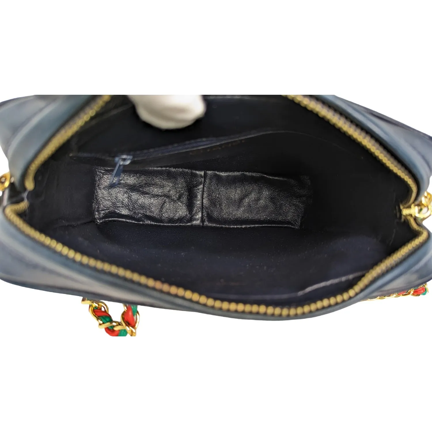 Chanel Vintage Harlequin Tassel Camera Shoulder Bag