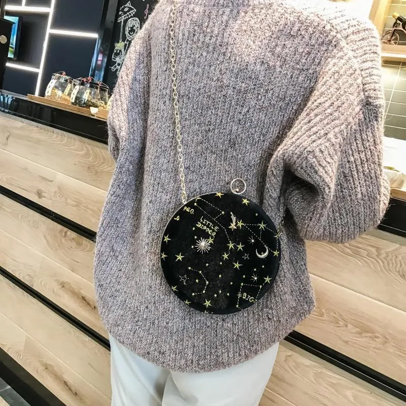 CIRCULAR CONSTELLATION CLUTCH
