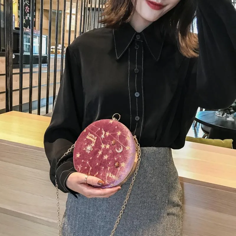 CIRCULAR CONSTELLATION CLUTCH