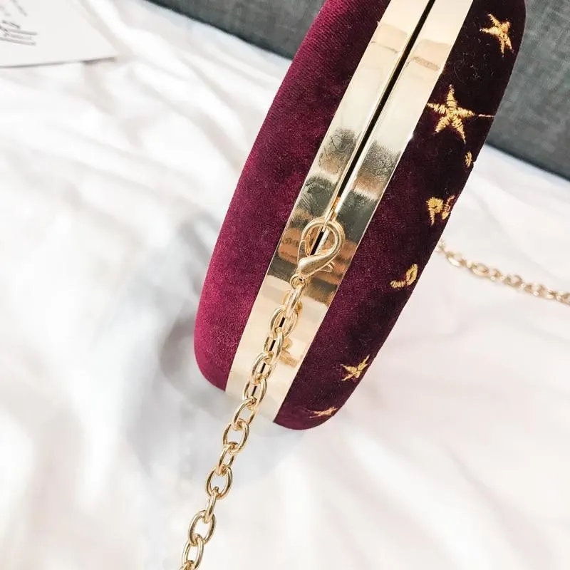 CIRCULAR CONSTELLATION CLUTCH