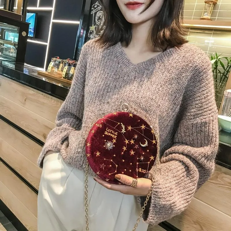 CIRCULAR CONSTELLATION CLUTCH