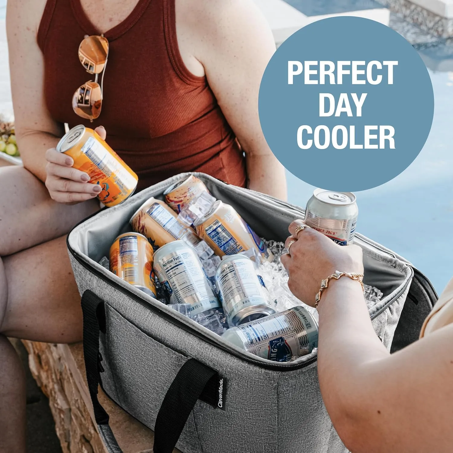 CleverMade Collapsible Insulated Cooler Bag