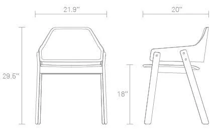 Clutch Leather Dining Chair