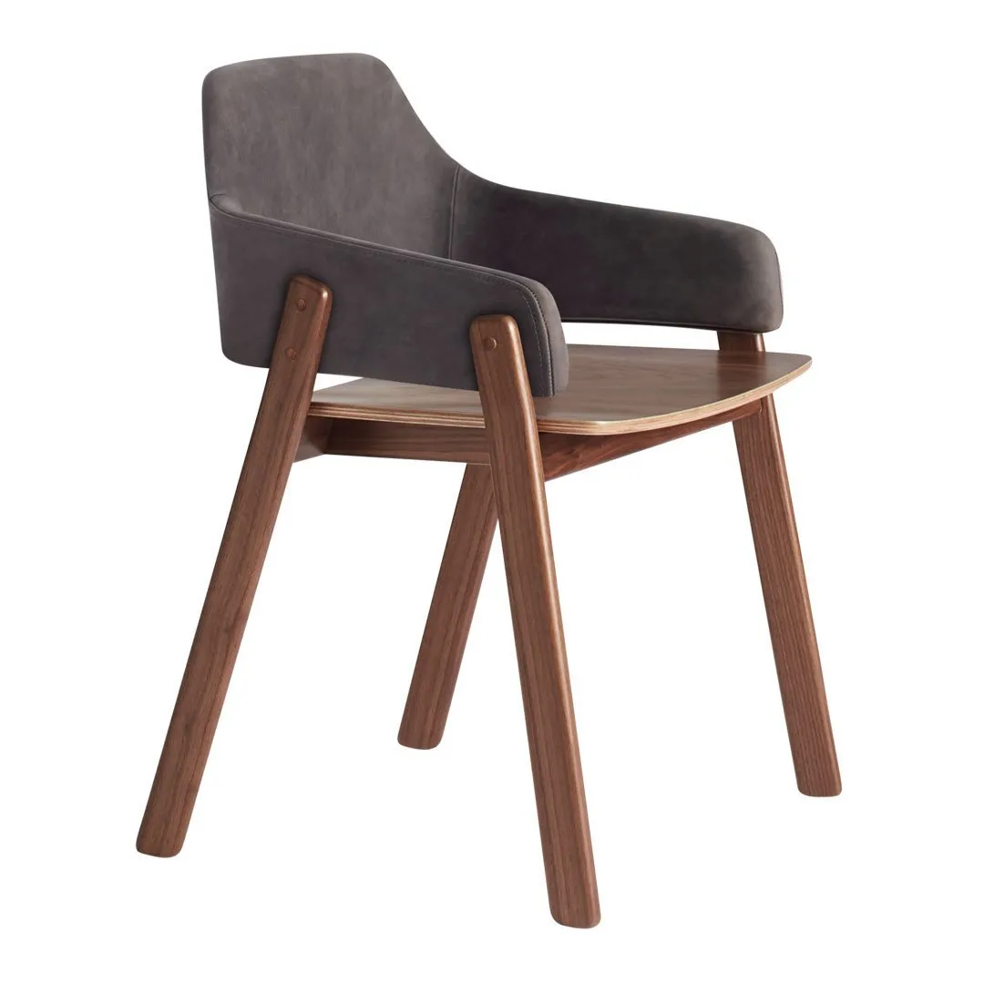 Clutch Leather Dining Chair
