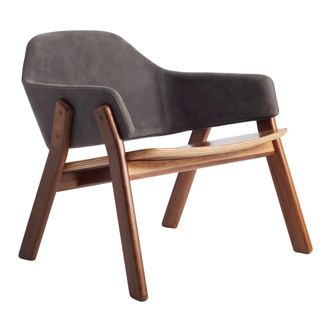 Clutch Leather Lounge Chair