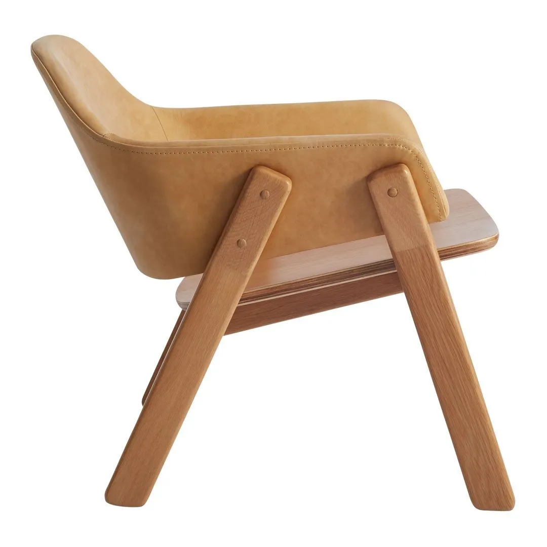 Clutch Leather Lounge Chair