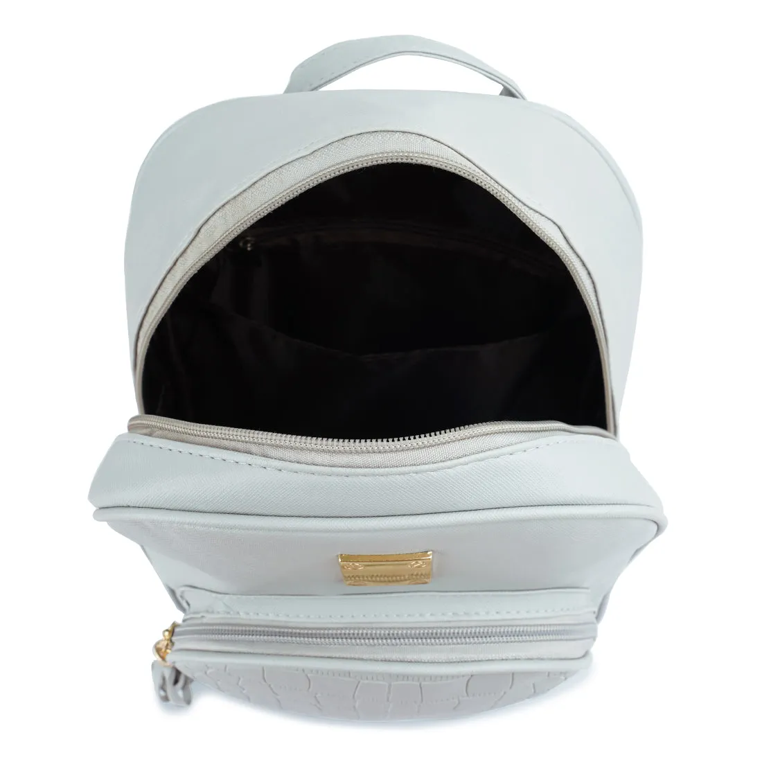 Croc Patterned Mini Backpack