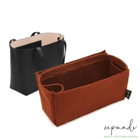 Cuyana Tote Organization Insert, Bag Organizer with Laptop Compartment and Pen Holder