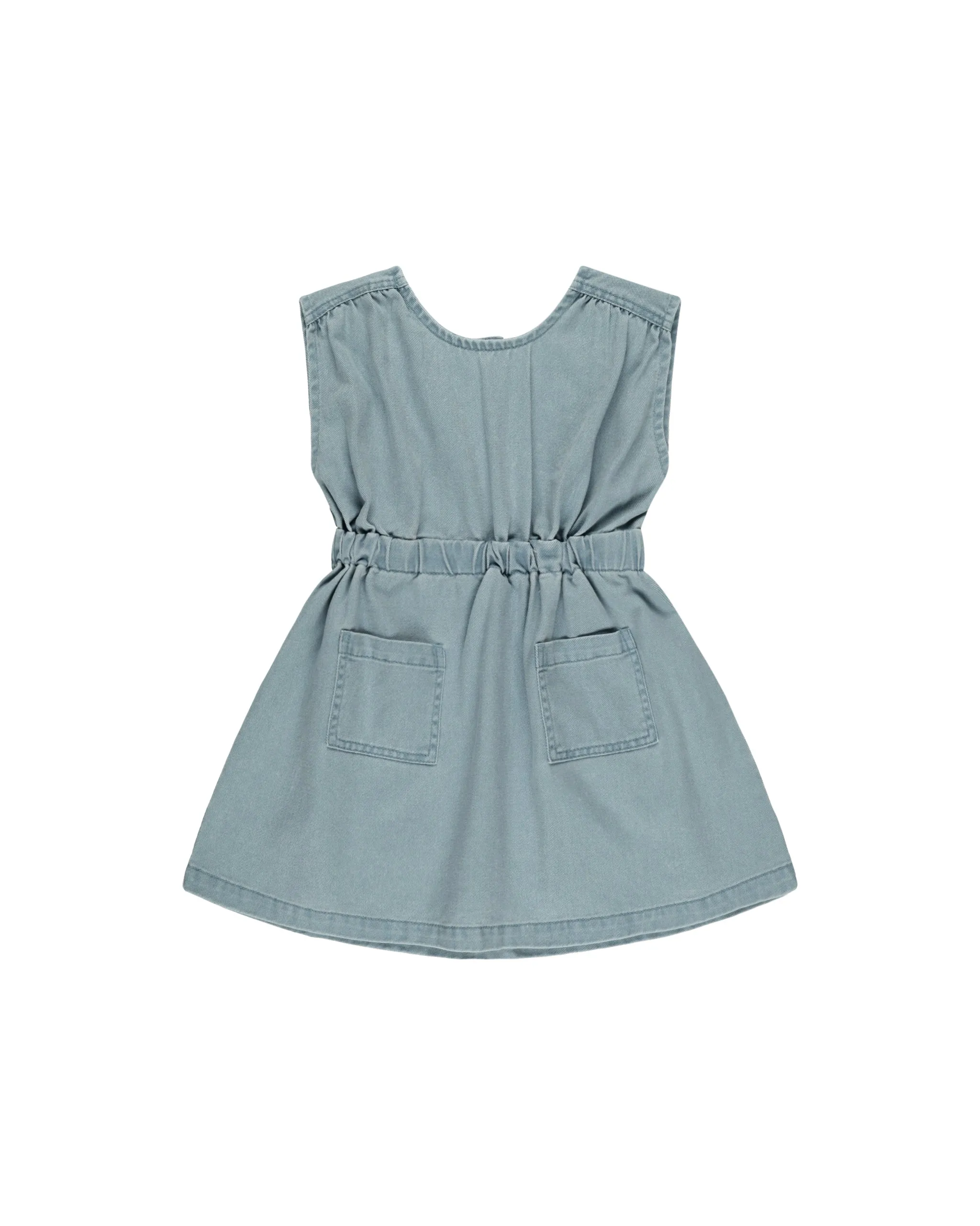 Denim Mini Dress, Ocean