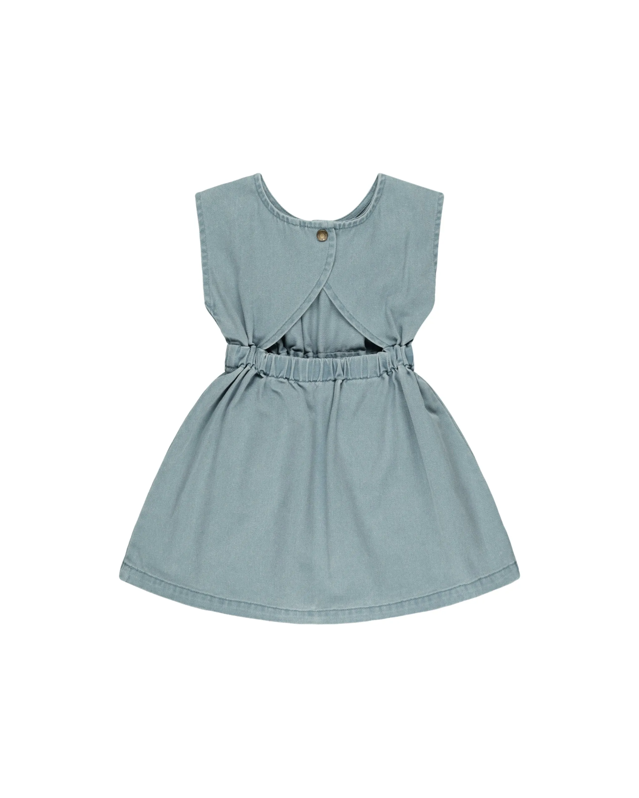 Denim Mini Dress, Ocean