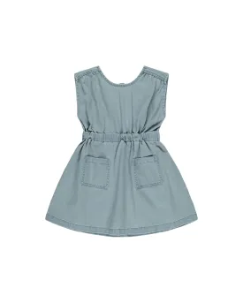 Denim Mini Dress, Ocean