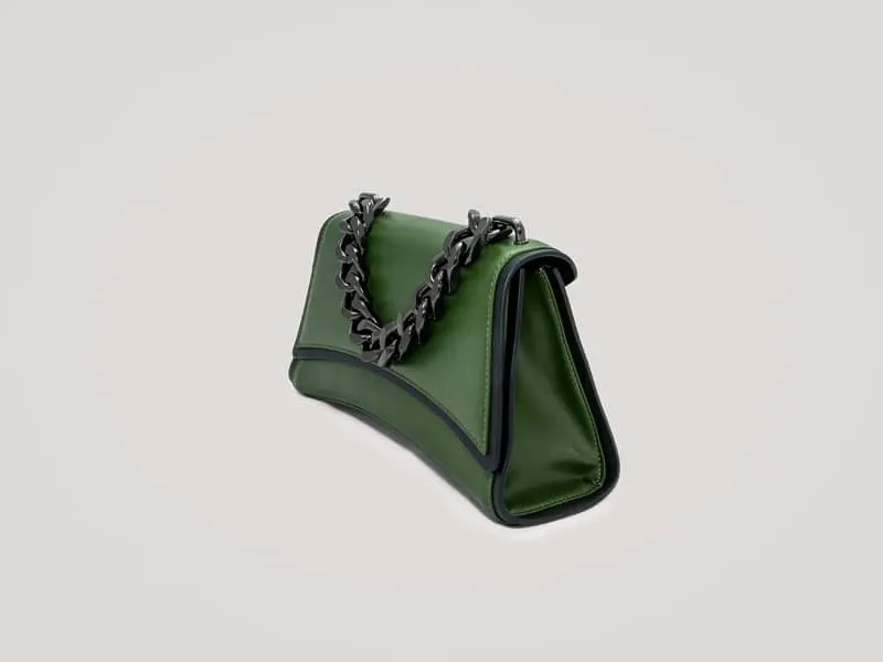 Dharma Vegan Cactus Leather Crossbody | Green Helen