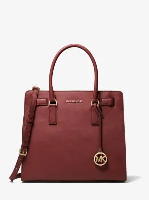 Dillon Large Saffiano Leather Satchel