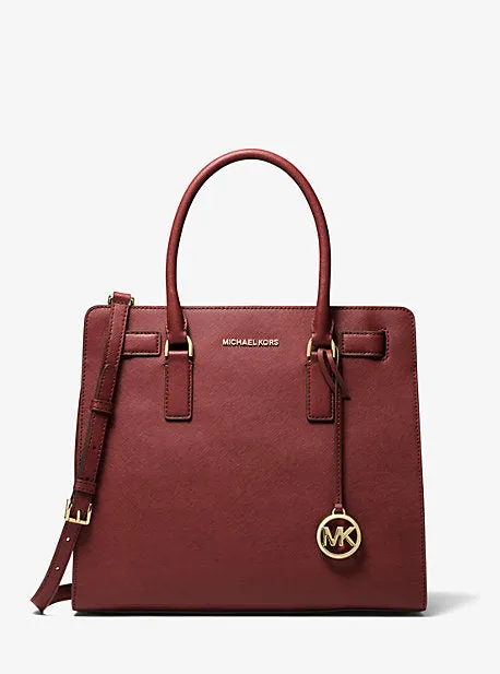 Dillon Large Saffiano Leather Satchel