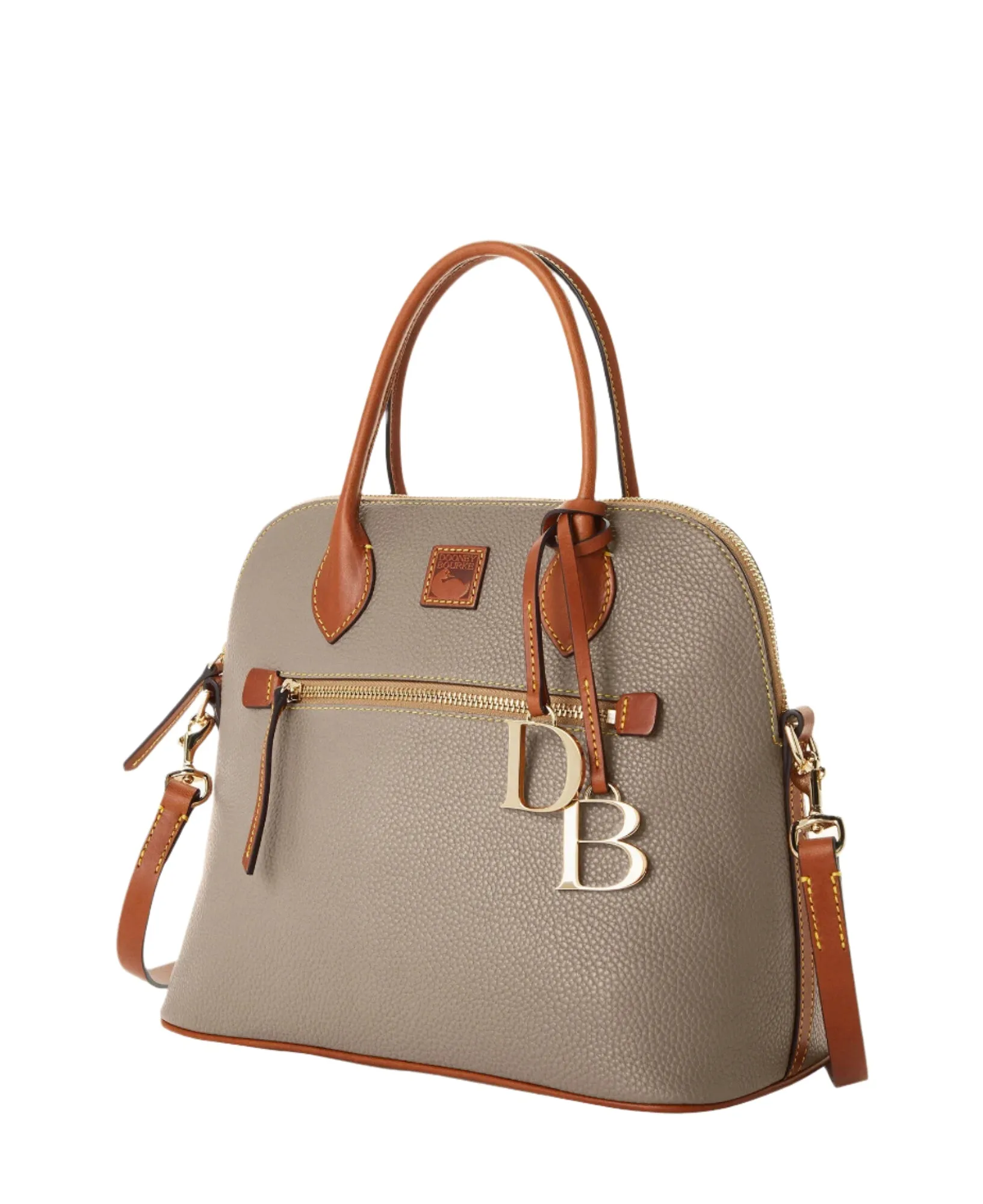 Dooney & Bourke Pebble Grain Domed Large Satchel Handbag