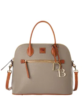 Dooney & Bourke Pebble Grain Domed Large Satchel Handbag