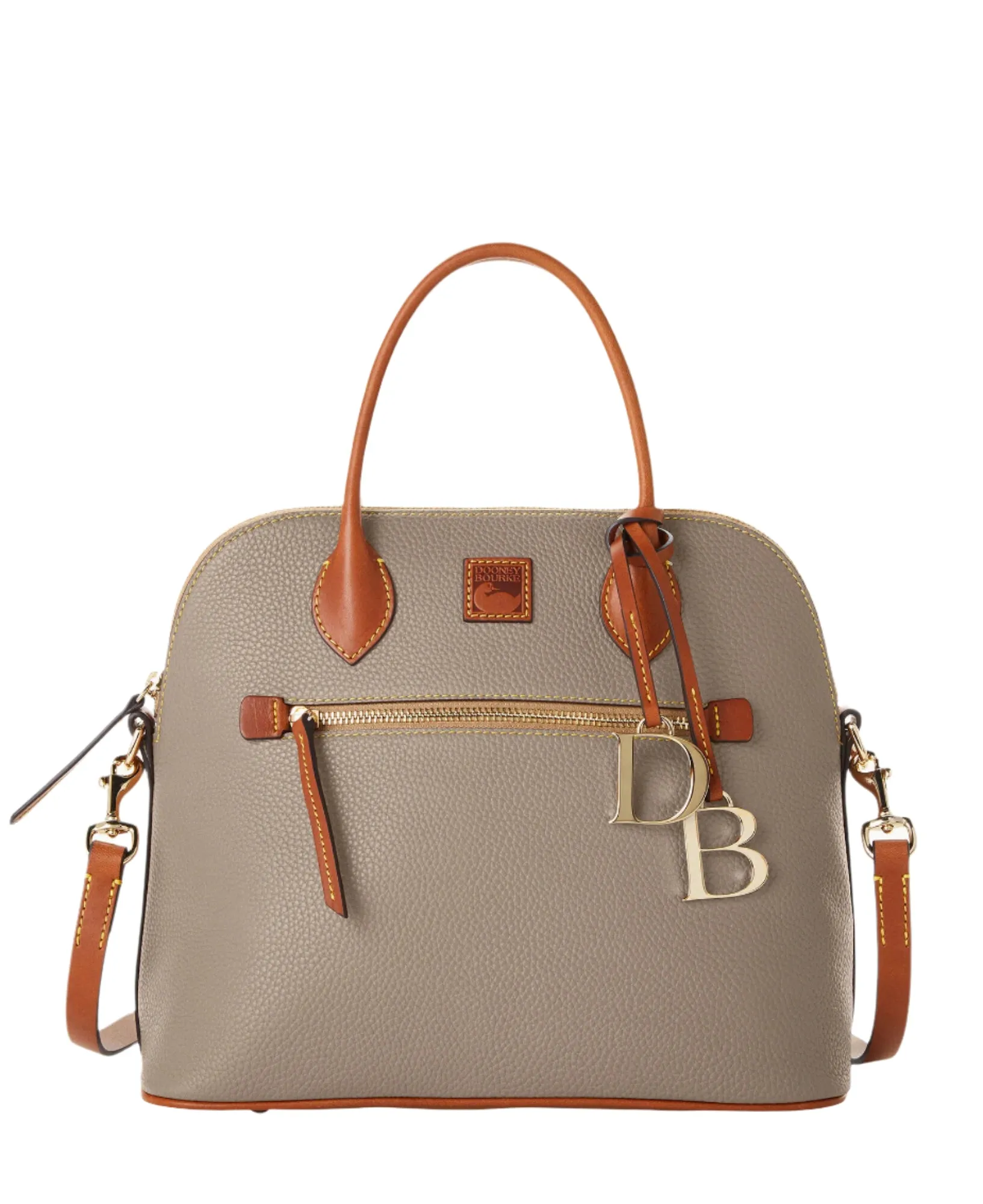 Dooney & Bourke Pebble Grain Domed Large Satchel Handbag