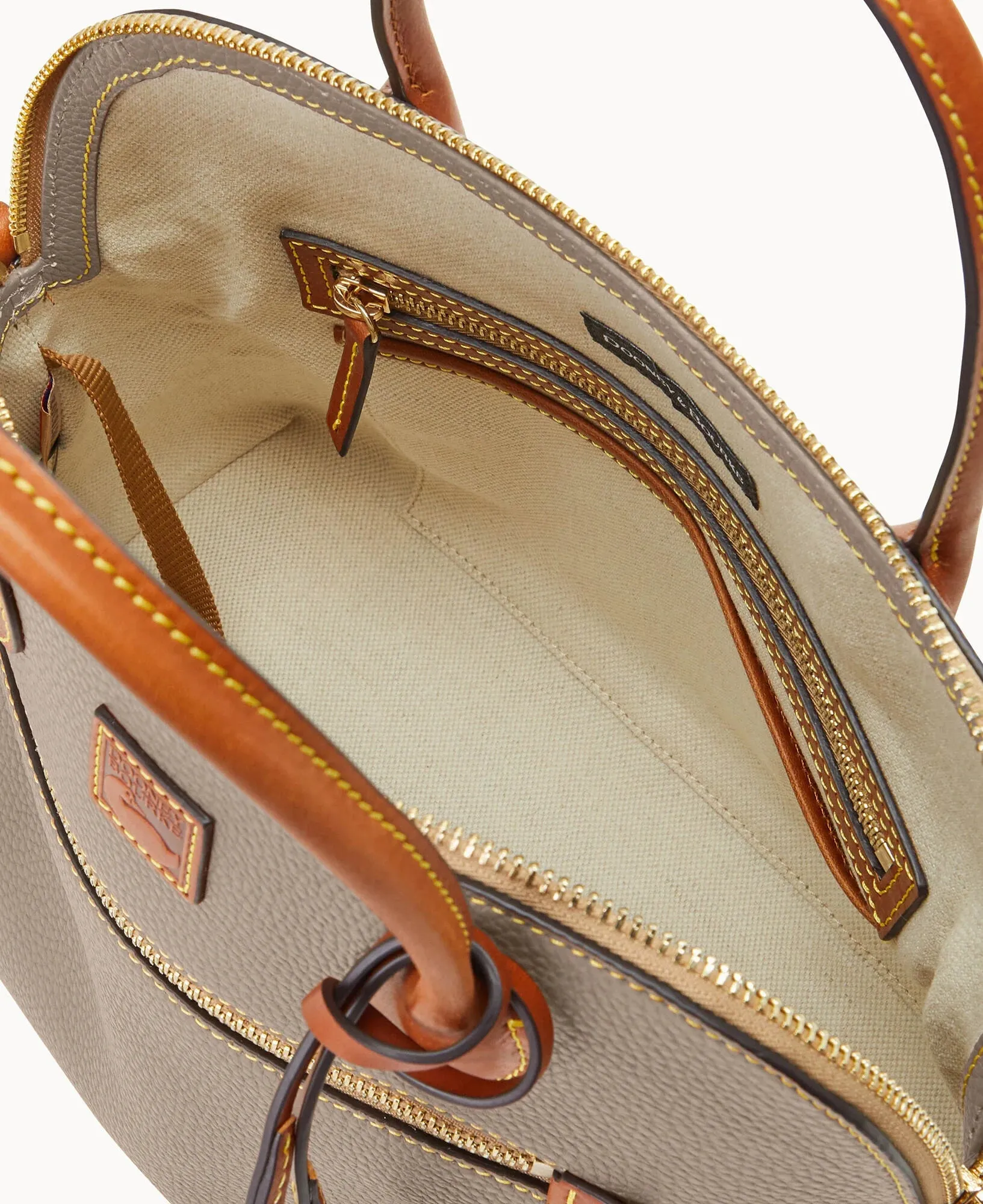 Dooney & Bourke Pebble Grain Domed Large Satchel Handbag
