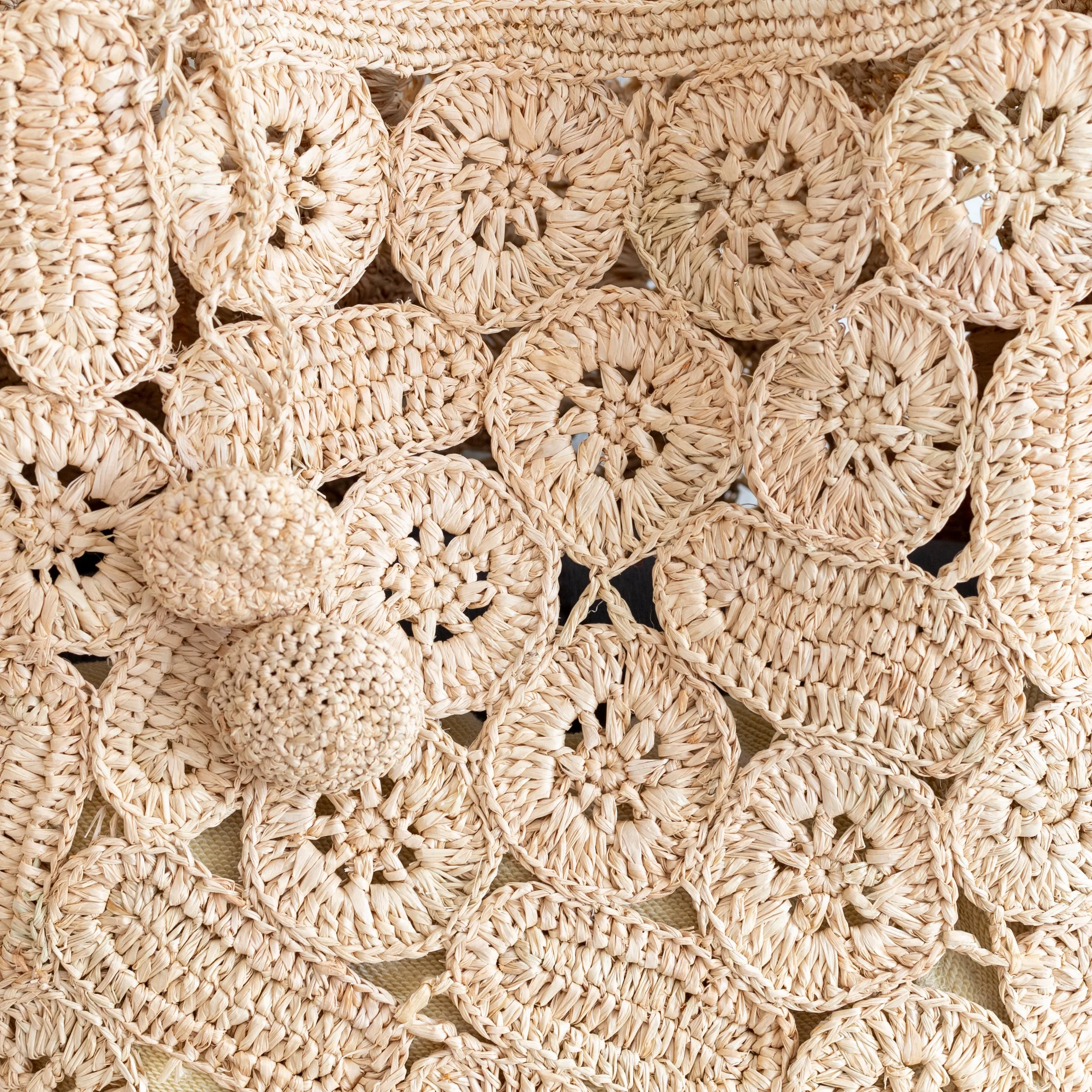 Elena Handbags Soft Raffia Woven Summer Straw Shoulder Bag