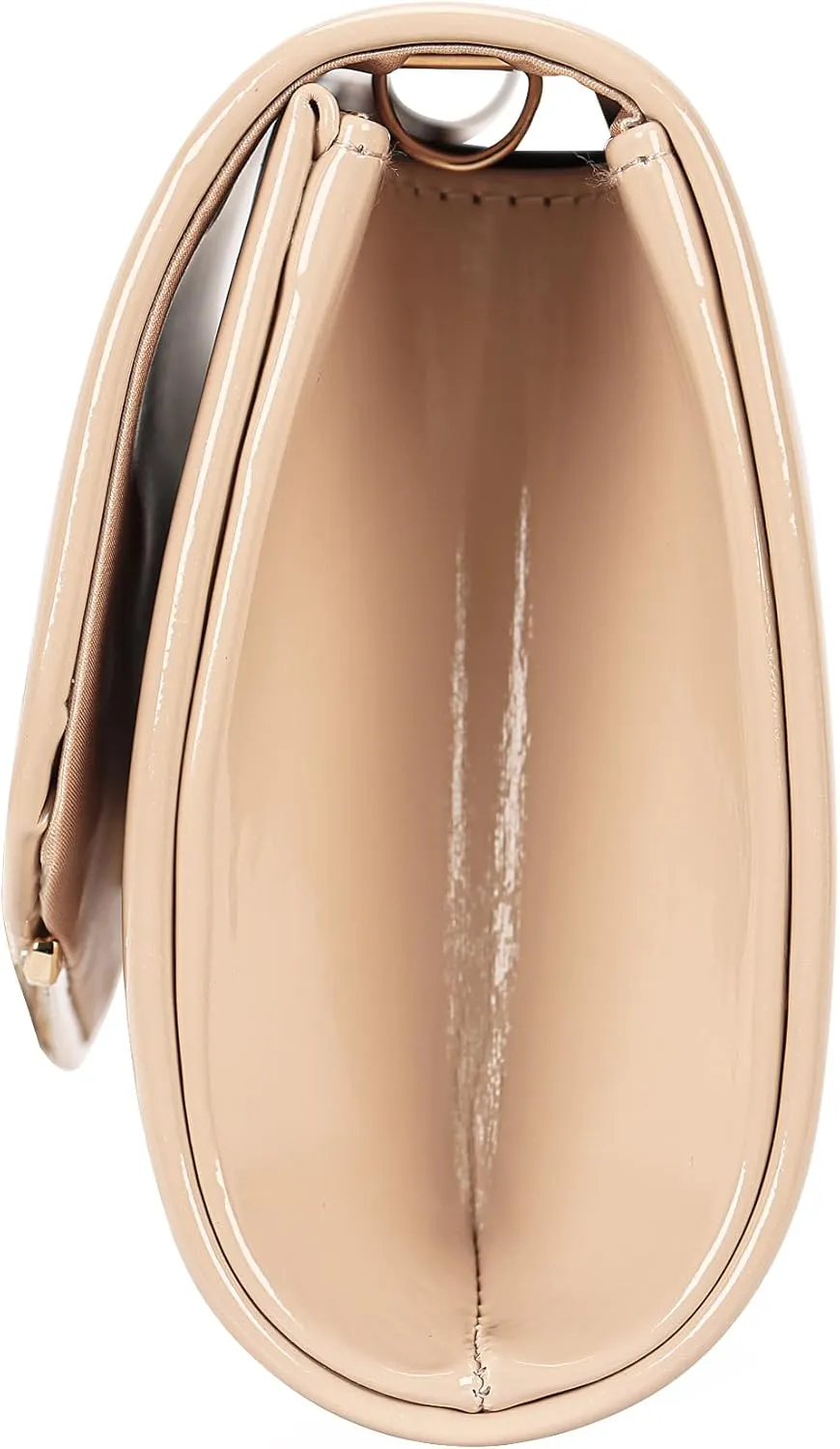 Faux Patent Leather Clutch Bag Women Evening Handbag Envelope Purse for Wedding Prom Party