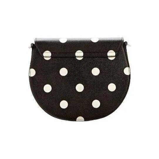 Furla Metropolis Polka Dot Mini Crossbody Round - Black/Nero