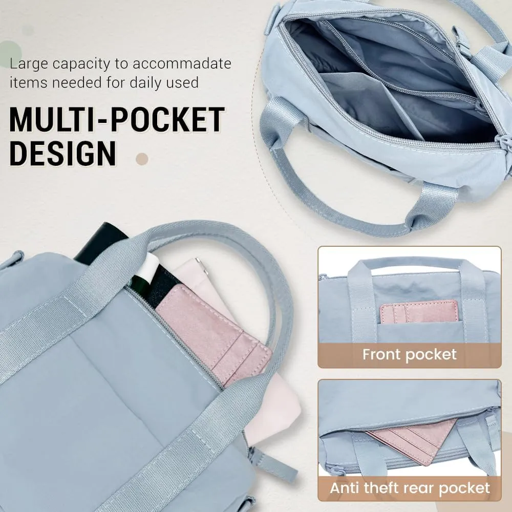 Geerlaqaly small gym bag,Women, Wrinkled Nylon, Daily Fitness sport, Swimming, Yoga, Handheld