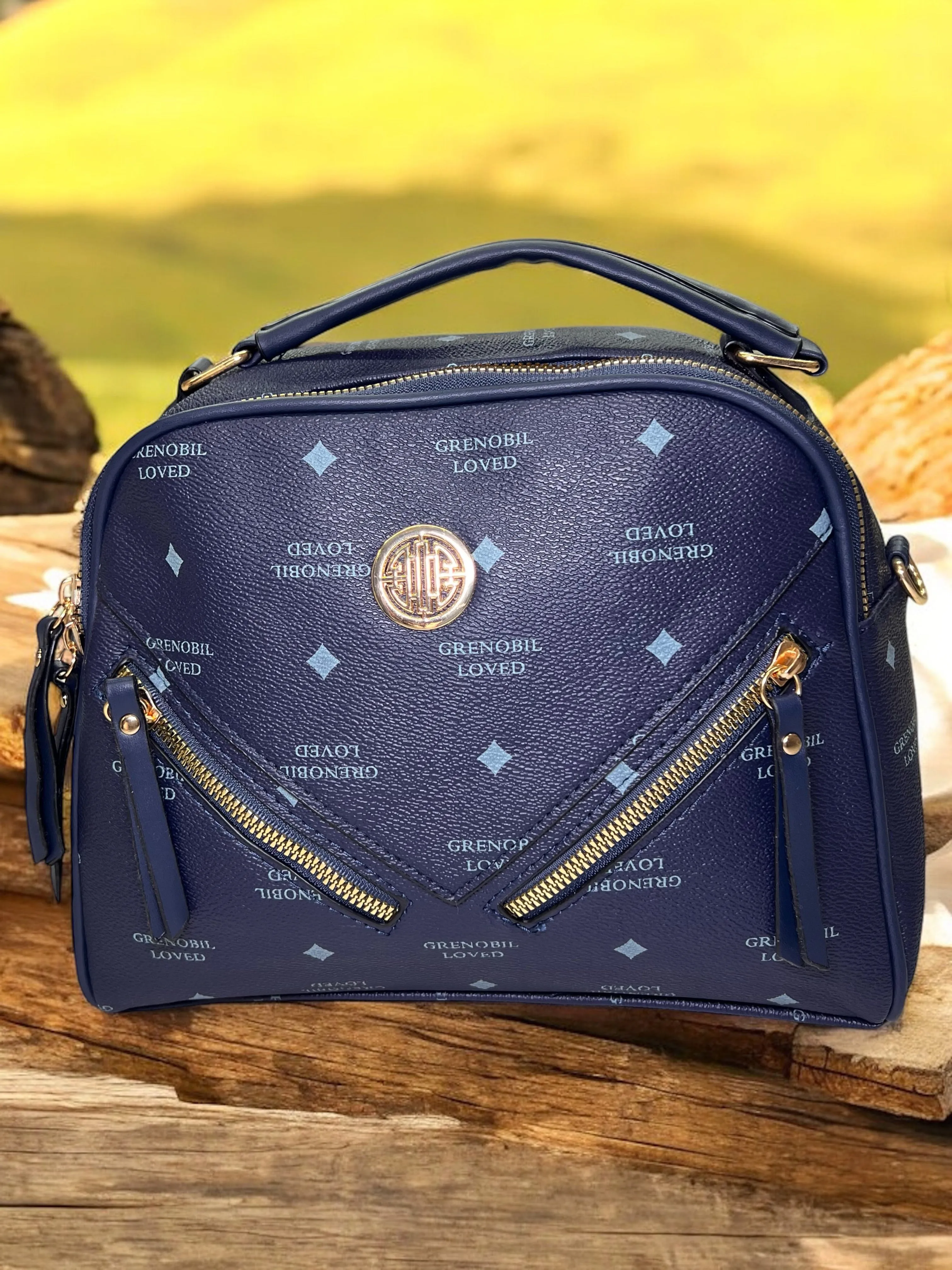 Grenobil Loved Luxury Satchel Bag B-5189# (GS)