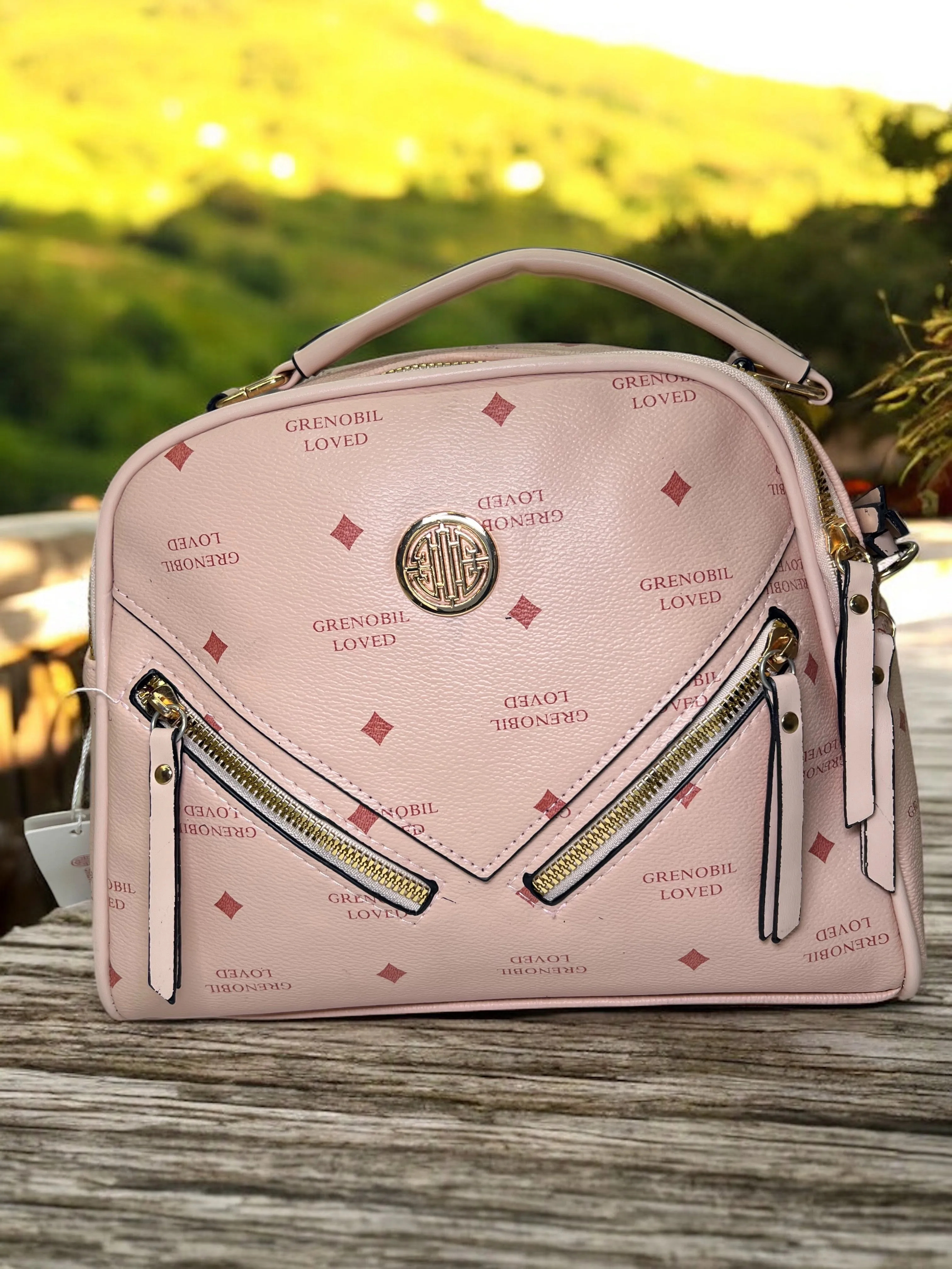 Grenobil Loved Luxury Satchel Bag B-5189# (GS)